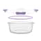 Joyful by JoyJolt® 24-Piece Purple Glass Storage Container Set with Leakproof Lids